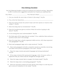 peer editing checklist middle school i love this i want to peer editing checklist middle school i love this i want to revise for 2nd graders