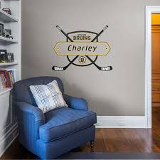 Boston Bruins Personalized Name Wall