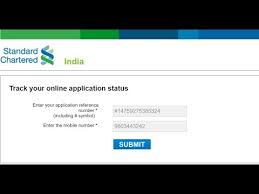 How To Check Standard Chartered Credit Card Application Status Online