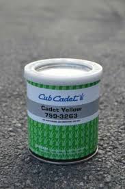 Cub Cadet Yellow Paint 759 3588