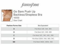Fashion Forms Go Bare Backless Strapless Adhesive Underwire