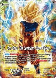 This is the newest and most powerful form a saiyan has ever been shown to achieve, and is a fitting way to close out the dragon ball super series. Son Goku Son Goku The Legendary Super Saiyan Clash Of Fates Dragon Ball Super Ccg Tcgplayer Com