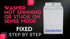 samsung top load washer not spinning