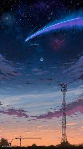 26+] Aesthetic Anime Sky Wallpapers on ...