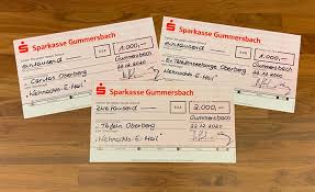 To write out a cheque br. Verrechnungsscheck Ausstellen