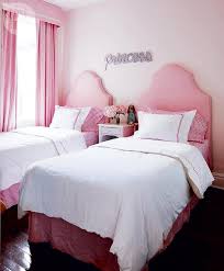 Pink Girls Bedroom With Pink Valance