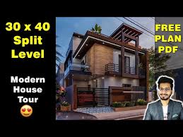 30x40 Split Level House Design Modern