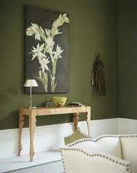 Olive Green Walls Would Be Beautiful In