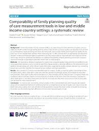 pdf comparability of family planning