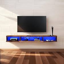 Bixiaomei Floating Tv Stand With Led
