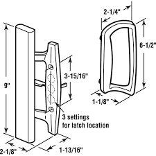 Sliding Glass Door Handle Set