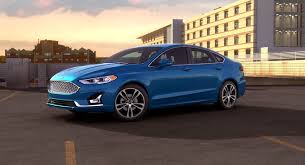 2019 Ford Fusion Velocity Blue Exterior