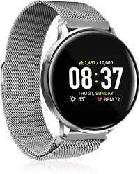 It weighs in at 340grams, making the itouch air 2 an extremely lightweight little friend. Amazon Com Itouch Wearables Sport Round Smartwatch With Waterproof Technology Heart Rate Monitor Multi Sports Mode Pedometer For Android And Ios Smart Phones Metal Mesh Strap With Magnetic Closure Silver