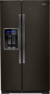 An ice maker can stop working for a variety of reasons. Whirlpool 28 4 Cu Ft Side By Side Refrigerator With Water And Ice Dispenser Black Stainless Steel Wrs588fihv Best Buy