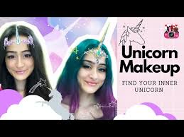 5 y glam unicorn makeup looks