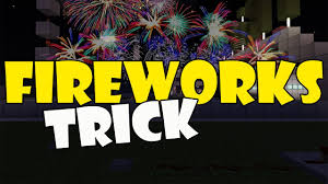 fireworks trick minecraft pe pocket