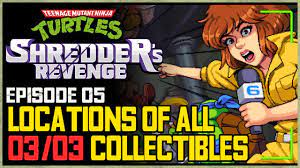 TMNT Shredder's Revenge All Episode 5 Secrets & Collectibles - YouTube