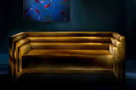 the art deco streamline sofa