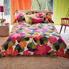 multi coloured funky fl bedding