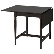 Table très belleclaudiala table tarendo est un produit de qualité, d'un très bon design belle stabilité. Ingatorp Table A Rabats Brun Noir 65 123x78 Cm Ikea Suisse