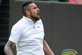 But it's his apparent tattoo that has social media talking. Australian Nick Kyrgios Sails Through At Wimbledon 2021 The Championships Wimbledon 2021 Official Site By Ibm