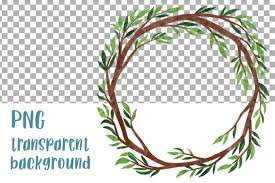Forest Wedding Wreath Clipart Frame Graphic By Greenwolf Art Creative Fabrica