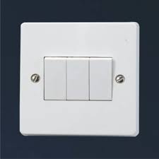 White Wall Light Switch