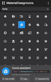 Icons Home Assistant