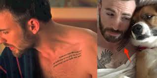 Chris evans shocked and delighted fans when he revealed his tattoos. A Guide To Chris Evans Known Tattoos Insider