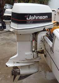 outboard motor wrecking 90hp johnson v4