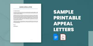 appeal letter 21 sle exle format