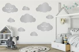 clouds wall decals for nursery wall