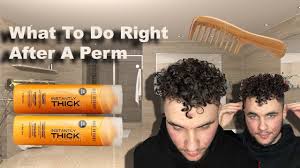 what to do right after a perm 2022