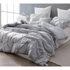 Ophelia Co Iyonna Pin Tuck 3 Piece Comforter Set Size King Color Light Gray Comforters Grey Comforter Sets Grey Comforter Bedroom Comfortable Bedroom
