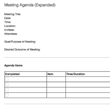 Note Templates For Meetings Evernote Help Learning