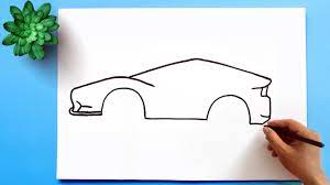 Doing this makes the fish look like it is smiling. How To Draw A Car Easy Car Drawing Tutorial Youtube