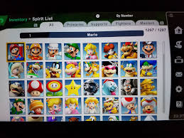 Just Finished The Spirit List Smashbrosultimate