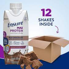ensure max protein nutrition shake with