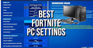best fortnite pc settings to level up