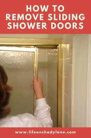 How To Remove Sliding Shower Doors