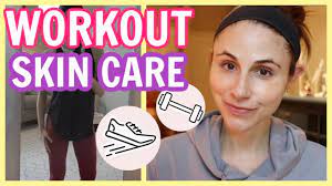 before after workout skin care