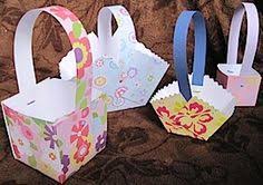 First edition layered flowers die set. Easy Paper Basket Easter Basket Crafts Paper Easter Basket Easter Basket Pattern