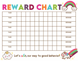 2 free reward chart for kids printables