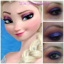 elsa frozen inspired makeup look