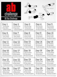 30 Day Ab Challenges Skinnyjane