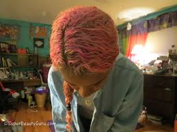 how to dye dark black hair pastel pink