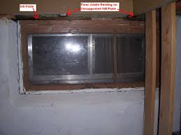 Load Bearing Windows Unsupported Sill