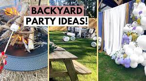 backyard party ideas affordable