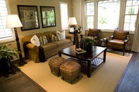 Living Room Examples With Brown Couches