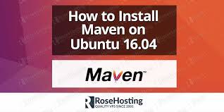 how to install maven on ubuntu 16 04